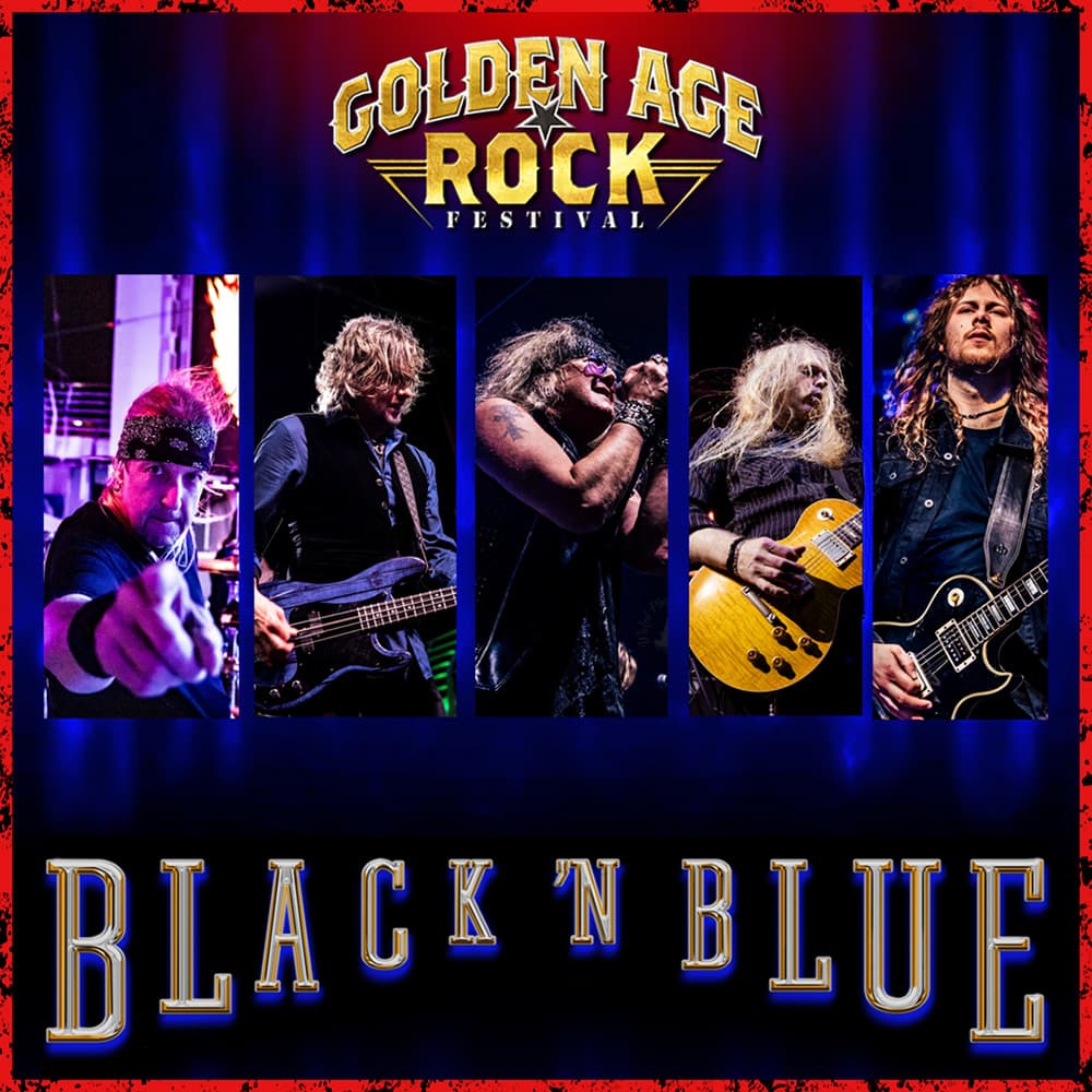 Black N Blue @ Golden Age Rock Festival